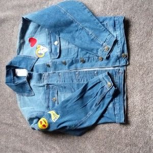 NFL Juniors Rams trucker jacket with patches